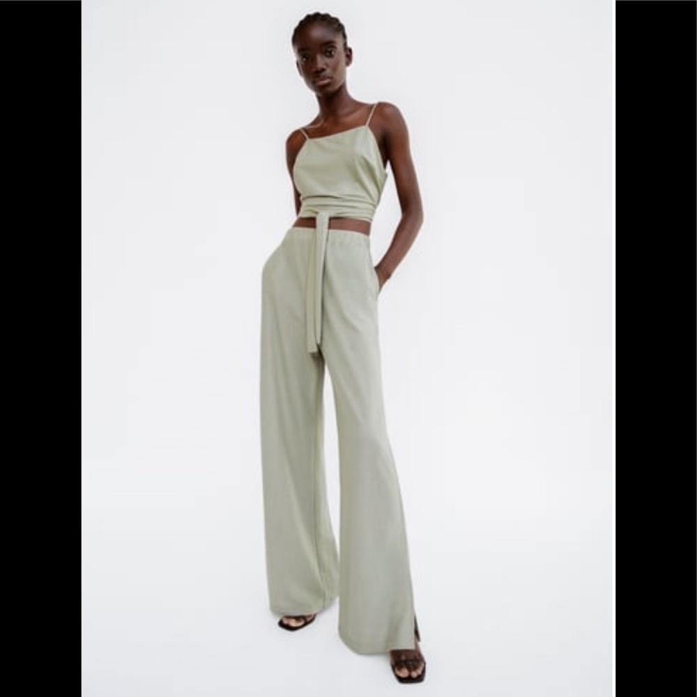 NWT Zara crop + pants set